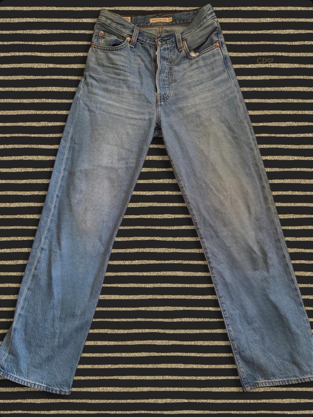 Classic Men's Blue Straight-Leg Jeans
